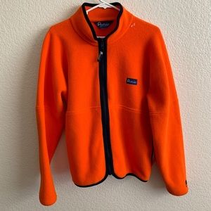 PENFIELD orange fleece zipper NWOT made in USA